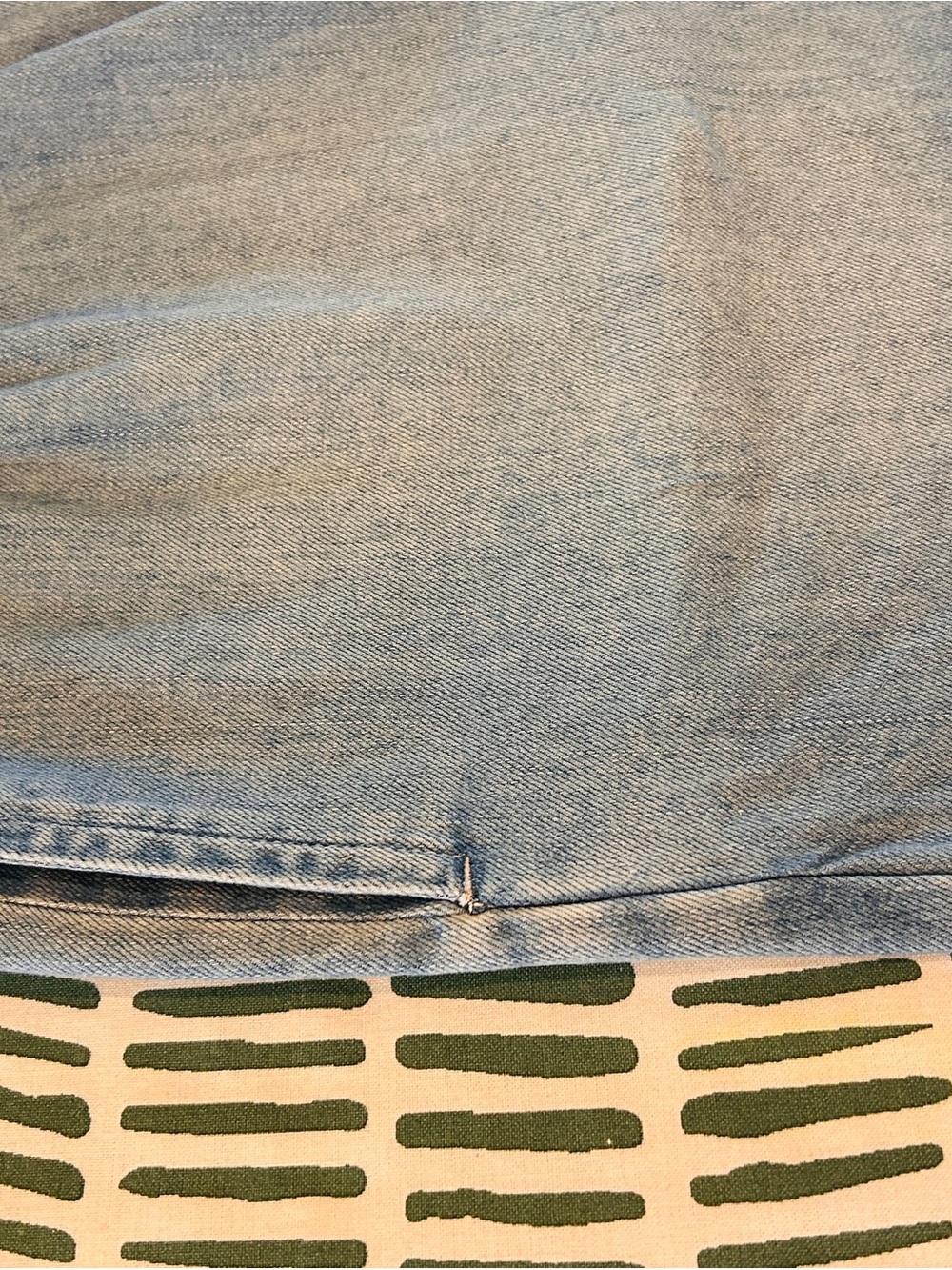C&S by Cloth & Stone Chambray Drawstring Shorts Light Wash Blue Medium - Picture 4 of 8